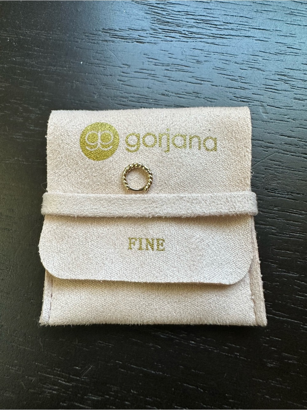 Gorjana 14K Gold Crew Single Huggie 8mm
